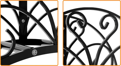Wall Mount Metal Garden Hose Holder Outdoor Iron Storage Hanger