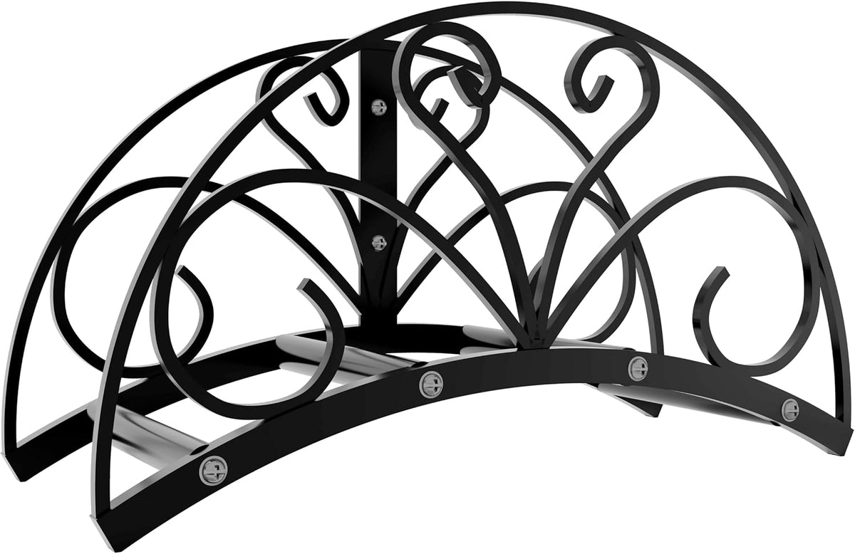 Wall Mount Metal Garden Hose Holder Outdoor Iron Storage Hanger