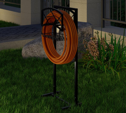 Wall Mount Metal Garden Hose Holder Outdoor Iron Storage Hanger