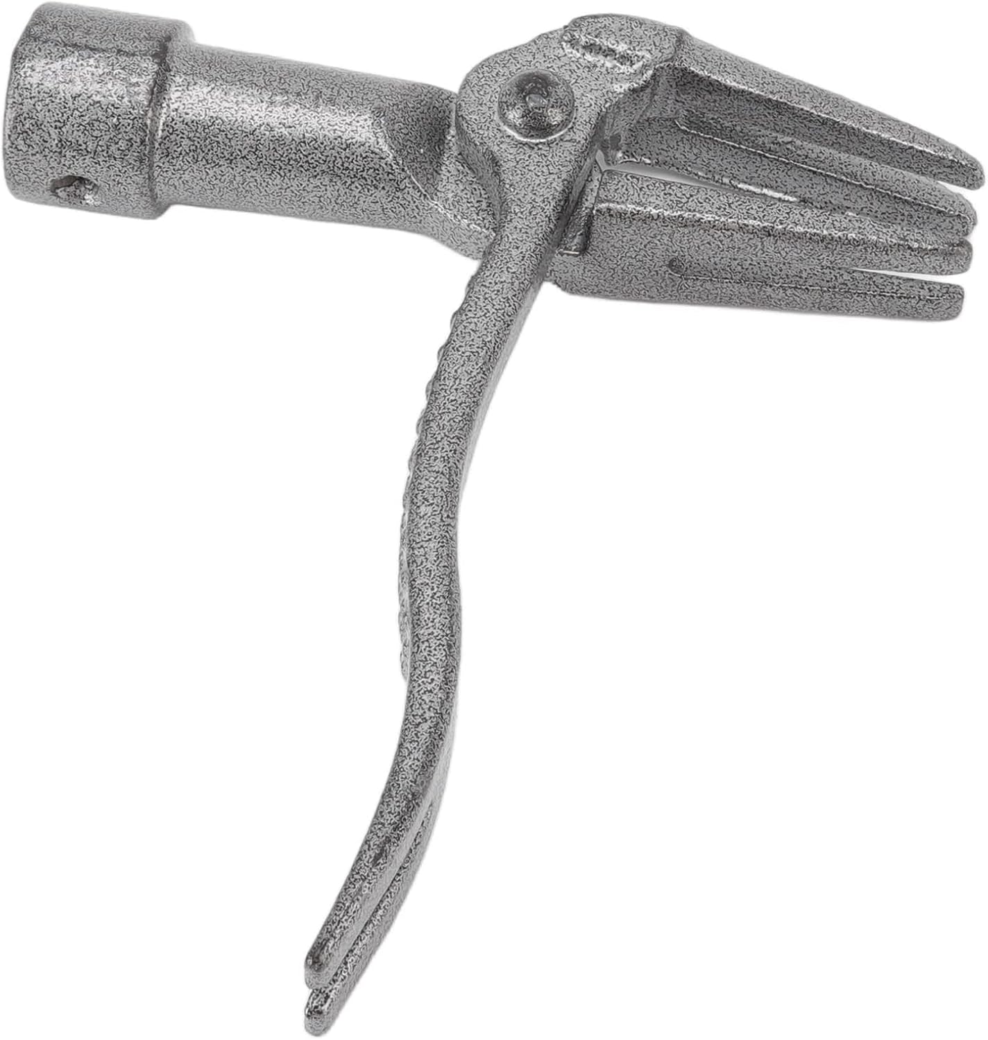 Weed Puller Tool Iron Stand Up Weed Puller Long Handle Removable Steel Tube Gardening Lawn Yard Remove Root Tool