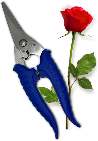 Flower Clippers, Garden Shears with Sharp Blades, Trimming Shears for Plants, Flowers and Trees, Must-Have Designing and Gardening Hand Tools