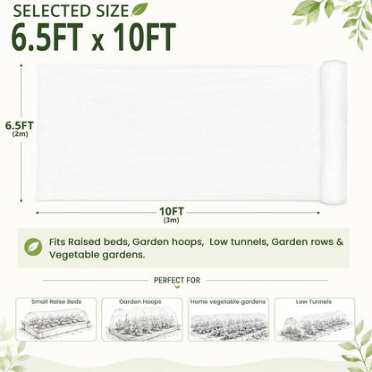 10Ft x 20Ft Garden Netting, Fine Mesh Insect Netting for Plant Protection