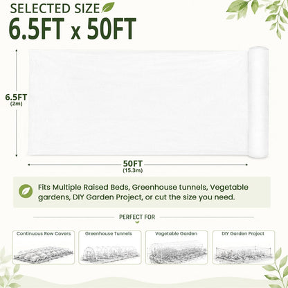 10Ft x 20Ft Garden Netting, Fine Mesh Insect Netting for Plant Protection