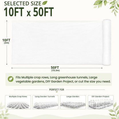 10Ft x 20Ft Garden Netting, Fine Mesh Insect Netting for Plant Protection