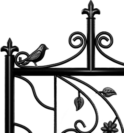 2 Pack 84x19in Garden Trellis Iron Arch for Climbing Plants Outdoor