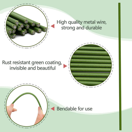 20Pcs Plant Stakes, 16IN Orchid Support Stakes for Indoor Plants