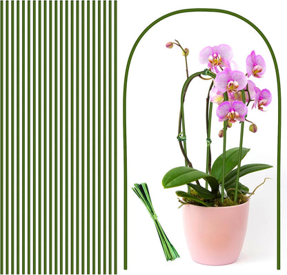 20Pcs Plant Stakes, 16IN Orchid Support Stakes for Indoor Plants