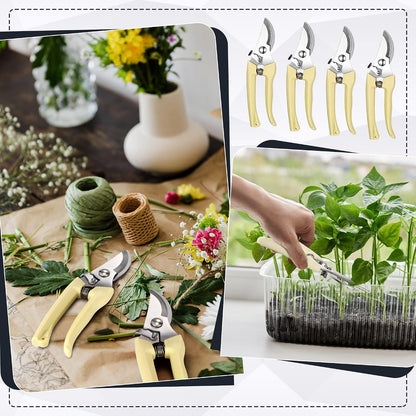 30 Pack Garden Shears Flower Clippers for Plant Cutting, Black