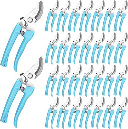 30 Pack Garden Shears Flower Clippers for Plant Cutting, Black