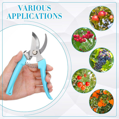 30 Pack Garden Shears Flower Clippers for Plant Cutting, Black