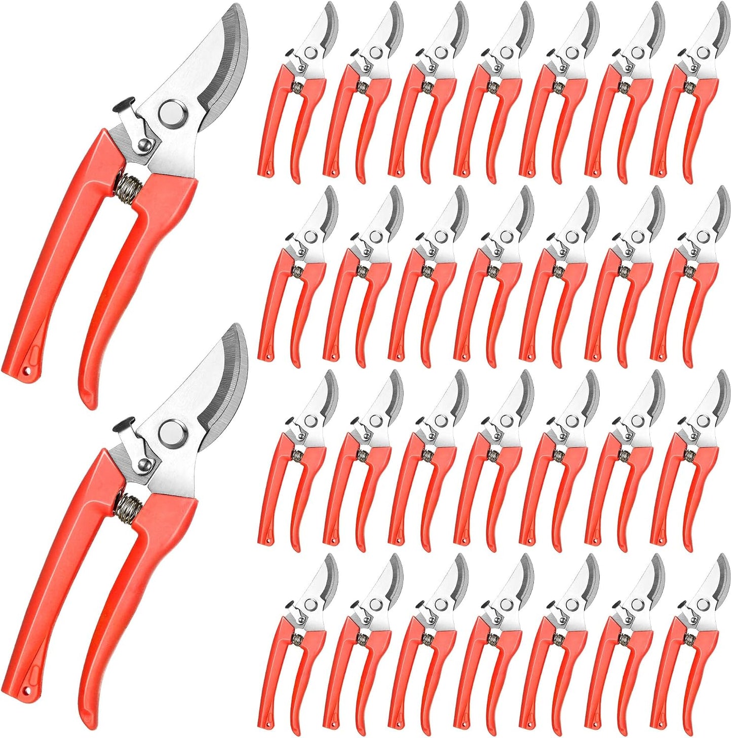 30 Pack Garden Shears Flower Clippers for Plant Cutting, Black