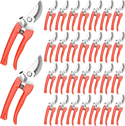 30 Pack Garden Shears Flower Clippers for Plant Cutting, Black