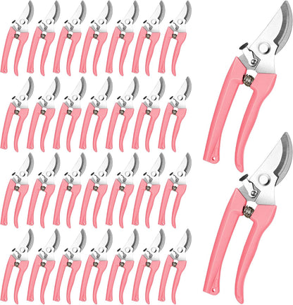 30 Pack Garden Shears Flower Clippers for Plant Cutting, Black