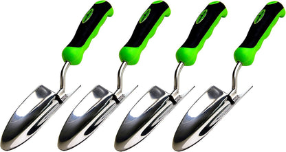 Heavy Duty Garden Trowel Hand Shovel for Gardening - Strong Stainless Steel - Rust Resistant - Ergonomic Grip - Perfect Trowel Garden Tool for Soil Digging Planting Transplanting Weeding