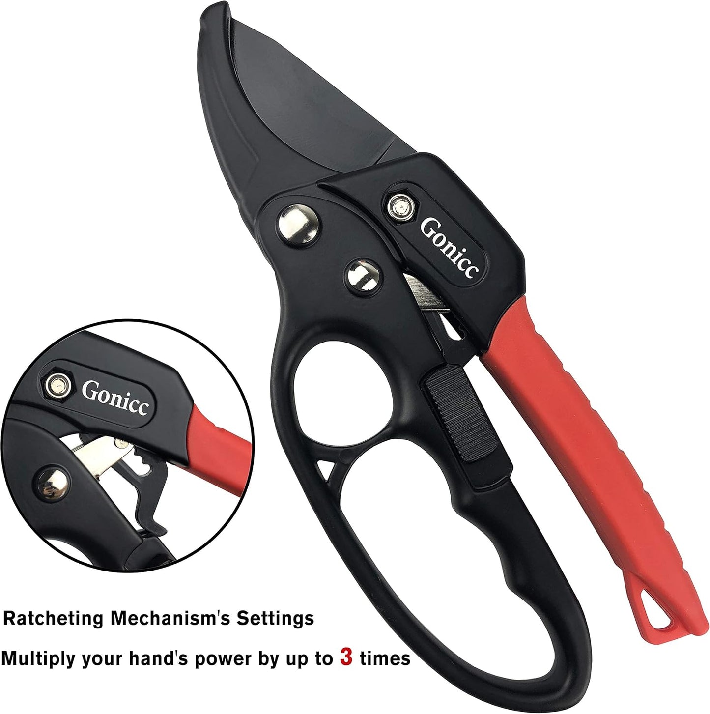 8" Professional Sharp Bypass Pruning Shears (GPPS-1002)