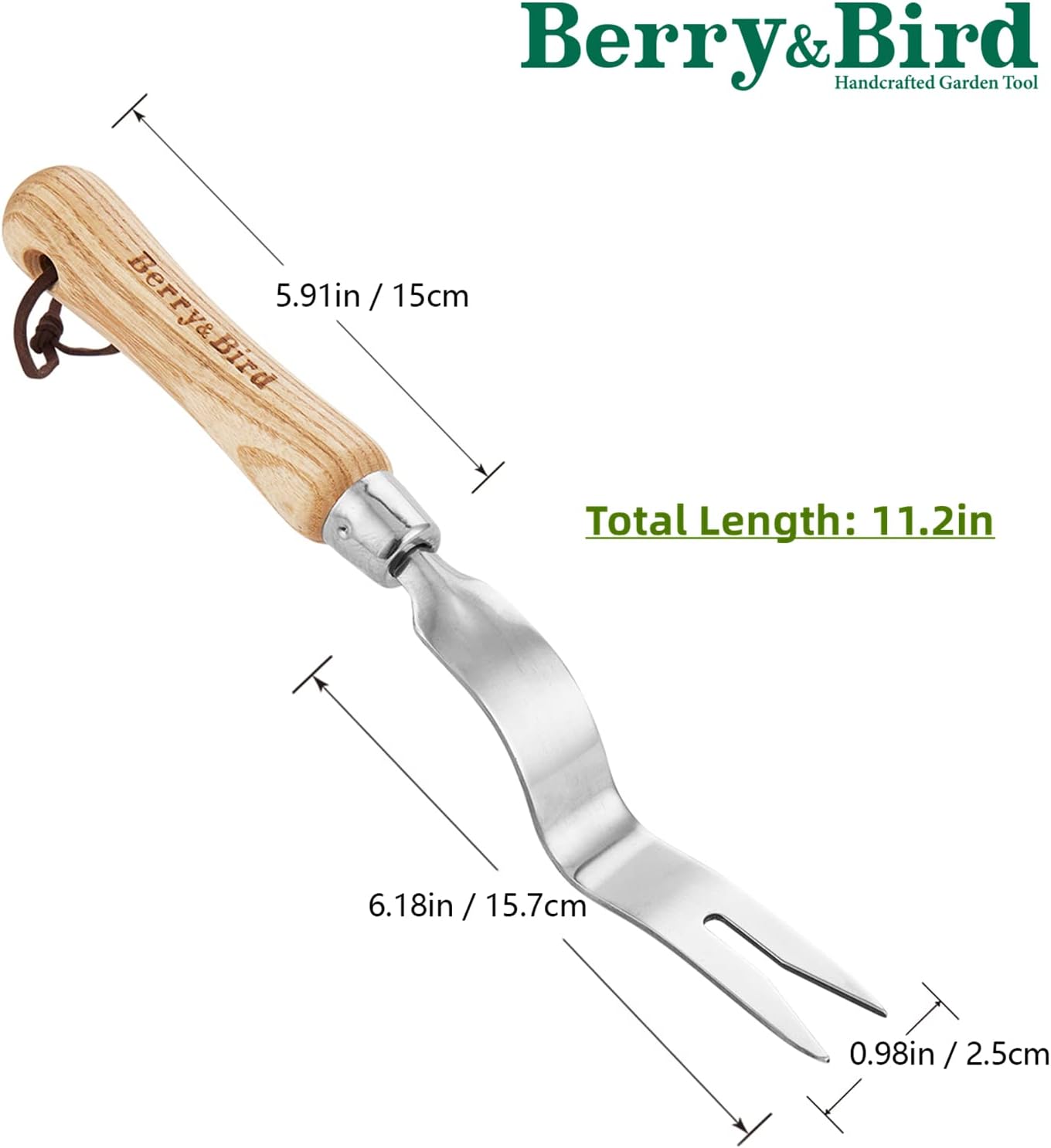 Hand Weeder Tool, 12.1" Stainless Steel Gardening Weed Puller