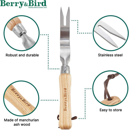 Hand Weeder Tool, 12.1" Stainless Steel Gardening Weed Puller