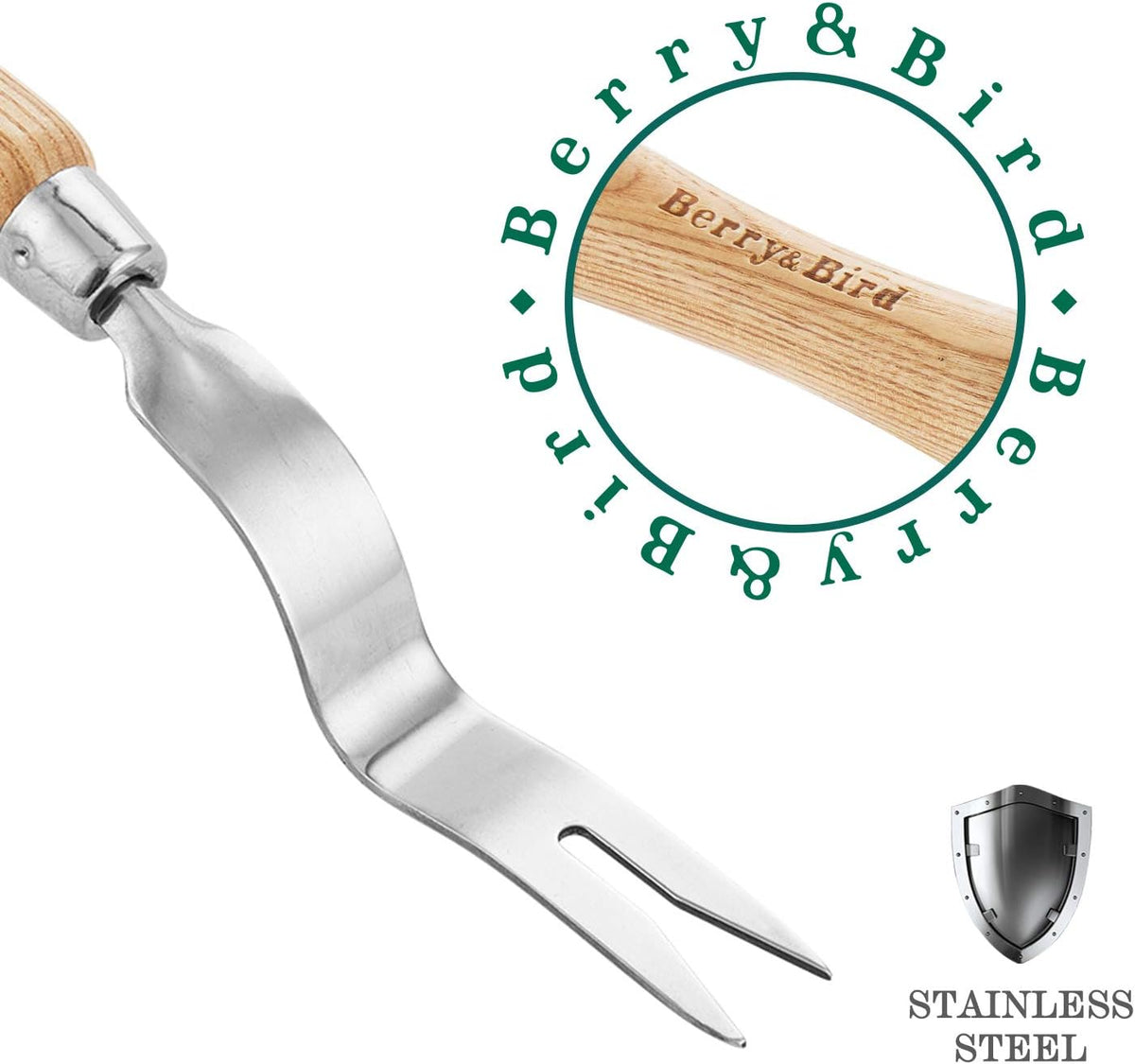 Hand Weeder Tool, 12.1" Stainless Steel Gardening Weed Puller