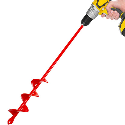 Auger Drill Bit for Planting - 1.6" x 16.5" Plant Auger for Cordless Drill - Bulb Planter Tool for Bulbs Planting&Holes Digging - 3/8" Hex Drive Drill
