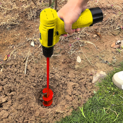 Auger Drill Bit for Planting - 1.6" x 16.5" Plant Auger for Cordless Drill - Bulb Planter Tool for Bulbs Planting&Holes Digging - 3/8" Hex Drive Drill