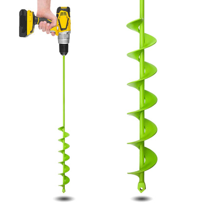 Auger Drill Bit for Planting - 1.6" x 16.5" Plant Auger for Cordless Drill - Bulb Planter Tool for Bulbs Planting&Holes Digging - 3/8" Hex Drive Drill
