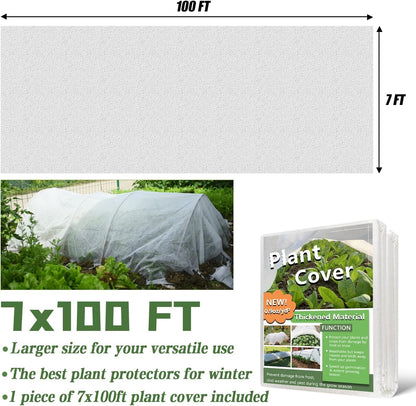 Plant Covers Freeze Protection,10 x 50 Ft Floating Row Cover
