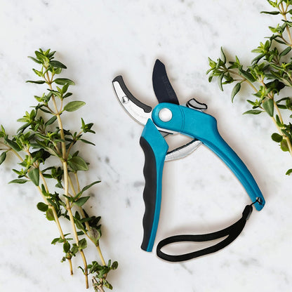 8" Green Bypass Pruning Shears Heavy Duty Pruning Scissors