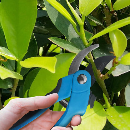 8" Green Bypass Pruning Shears Heavy Duty Pruning Scissors