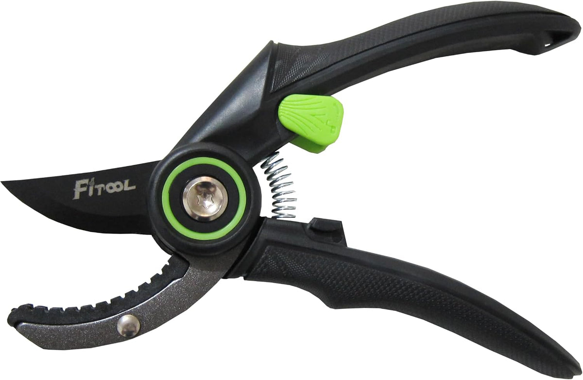 Professional Secateurs, with Super Sharp SK5 Steel Blades, Gardening Hand Clippers Pruners, Garden Trimming Scissors, Pruning Shears 8-Inch (Bypass)