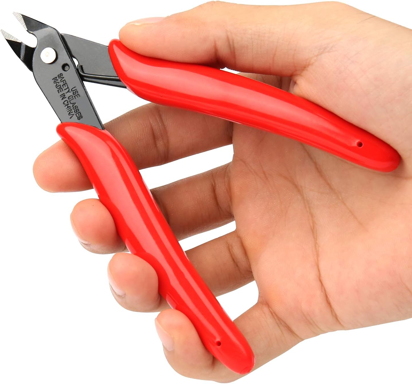 Small Wire Cutters for Crafts Diagonal Flush Cutters 5" Black