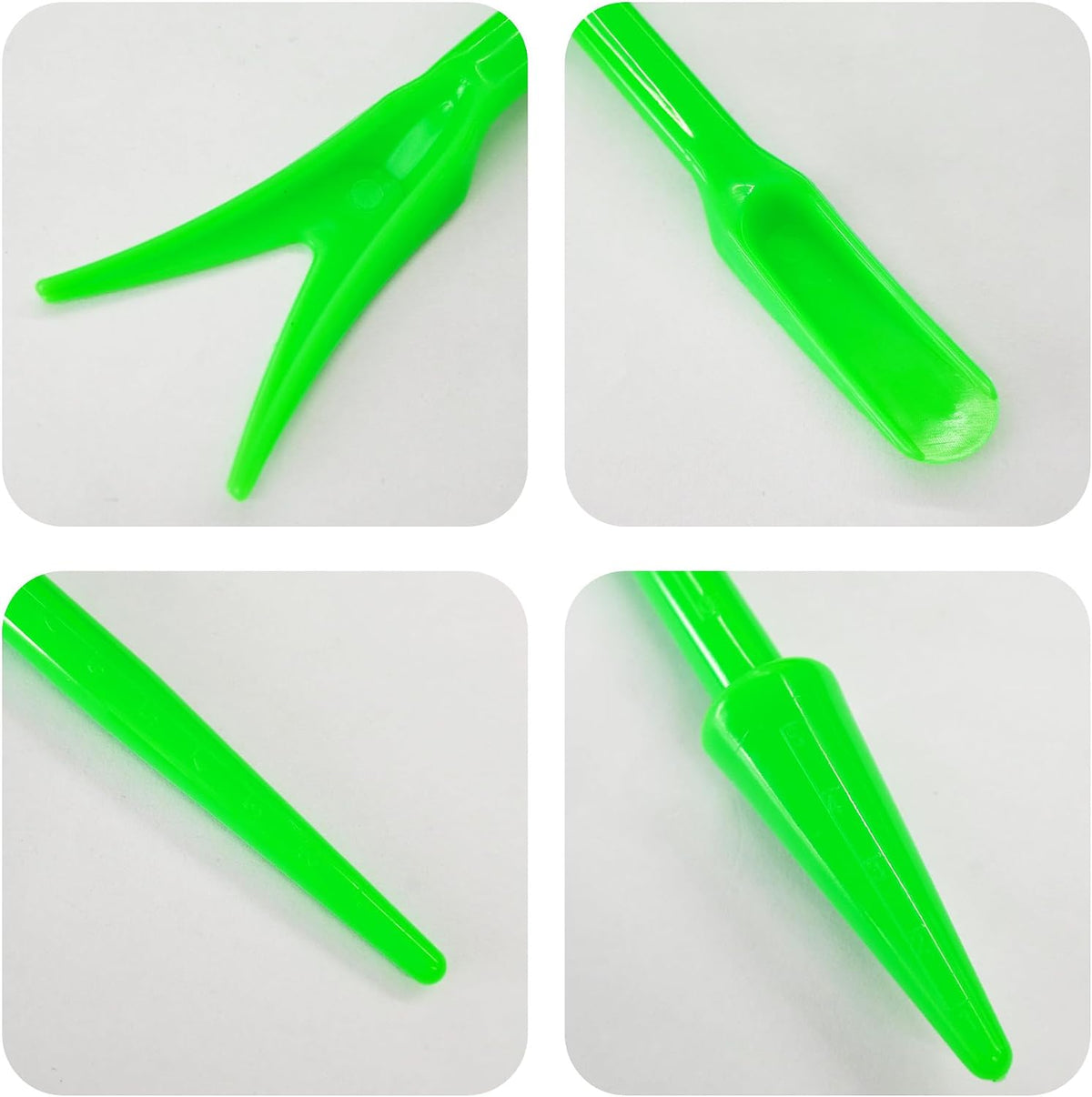 6PCS Mini Garden Hand Succulent Transplanting Tools Set, Plastic Seedling Dibber and Digging Tools for Indoor Gardening, Home Plant Care, Repotting, Lawn Maintenance(Blue)
