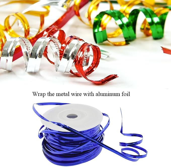 100Yards/300Feet/91M Gold Metal Twist Ties for Bread, Candy, Coffee, Plant Garden, Cellophane Treat, Gift Wrapping, Plastic Bags - Halloween Party, Cake Present, Art Craft