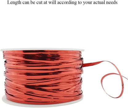 100Yards/300Feet/91M Gold Metal Twist Ties for Bread, Candy, Coffee, Plant Garden, Cellophane Treat, Gift Wrapping, Plastic Bags - Halloween Party, Cake Present, Art Craft