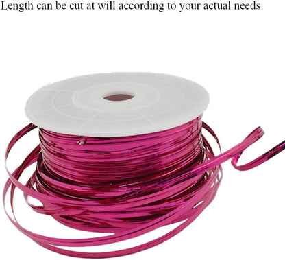 100Yards/300Feet/91M Gold Metal Twist Ties for Bread, Candy, Coffee, Plant Garden, Cellophane Treat, Gift Wrapping, Plastic Bags - Halloween Party, Cake Present, Art Craft