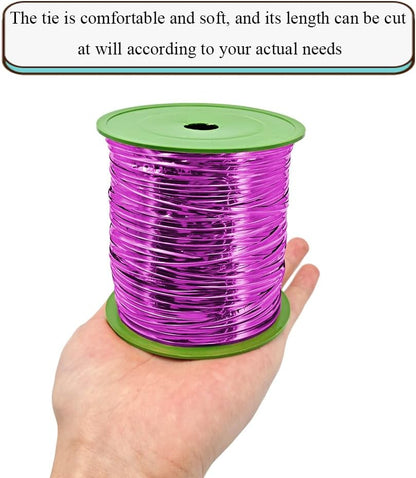 100Yards/300Feet/91M Gold Metal Twist Ties for Bread, Candy, Coffee, Plant Garden, Cellophane Treat, Gift Wrapping, Plastic Bags - Halloween Party, Cake Present, Art Craft