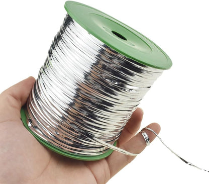 100Yards/300Feet/91M Gold Metal Twist Ties for Bread, Candy, Coffee, Plant Garden, Cellophane Treat, Gift Wrapping, Plastic Bags - Halloween Party, Cake Present, Art Craft