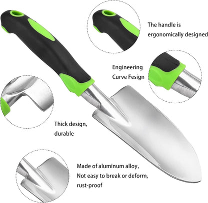 Garden Shovel Hand Trowel Mini Shovel, Garden Tools(Green)