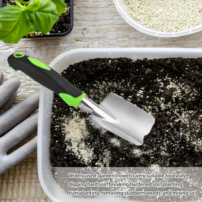 Garden Shovel Hand Trowel Mini Shovel, Garden Tools(Green)