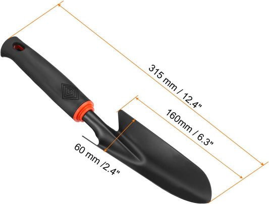 6.3x2.4 Garden Trowel, Gardening Hand Shovel Garden Hand Tools Flower Beds Transplant Tool for Planting Weeding Digging