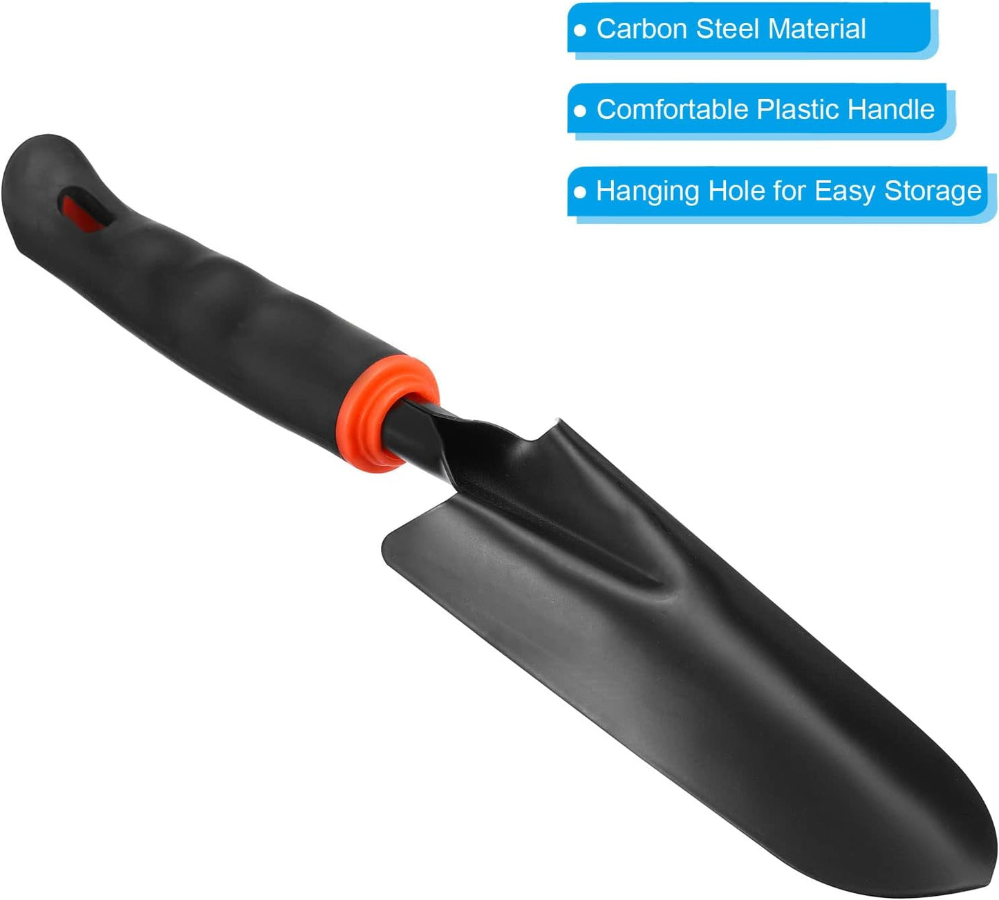 6.3x2.4 Garden Trowel, Gardening Hand Shovel Garden Hand Tools Flower Beds Transplant Tool for Planting Weeding Digging