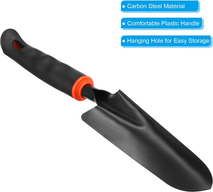 6.3x2.4 Garden Trowel, Gardening Hand Shovel Garden Hand Tools Flower Beds Transplant Tool for Planting Weeding Digging