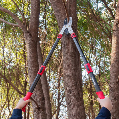 Anvil Loppers for Tree Trimming Heavy Duty, Extendable 27-37'' Garden Loppers with Compound Action System, 2" Cutting Capacity, Labor-Saving Tree Trimmer for Yard, Lawn Branch Cutter