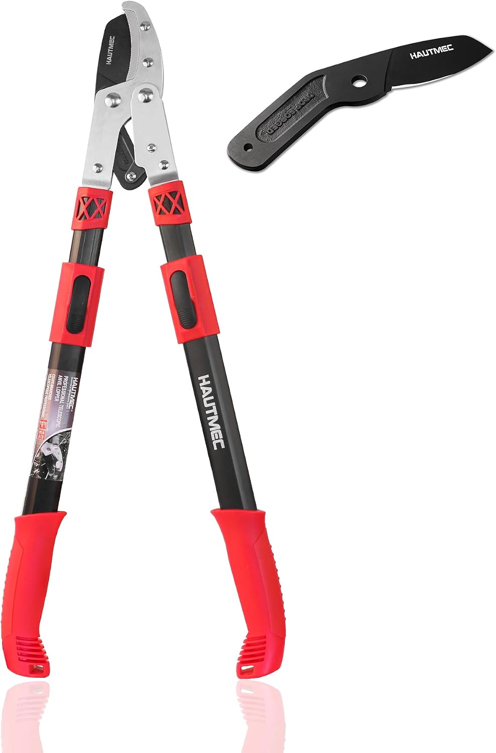 Anvil Loppers for Tree Trimming Heavy Duty, Extendable 27-37'' Garden Loppers with Compound Action System, 2" Cutting Capacity, Labor-Saving Tree Trimmer for Yard, Lawn Branch Cutter
