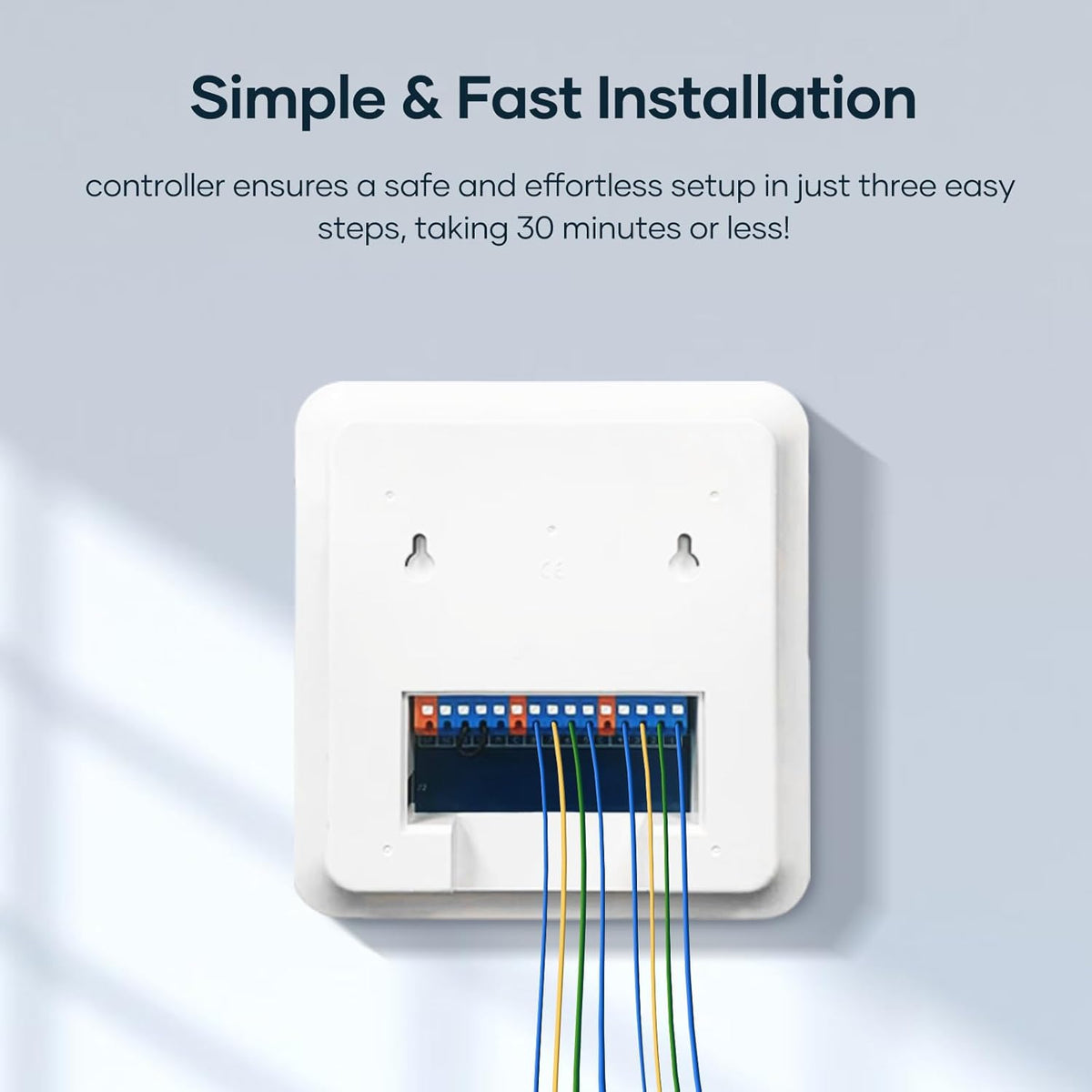 Smart Sprinkler Controller WiFi with External Antenna 8 Zone , Strong Signal Irrigation Timer, App & Panel Dual Control, Indoor Watering System with Weather Intelligence, 24VAC Compatible