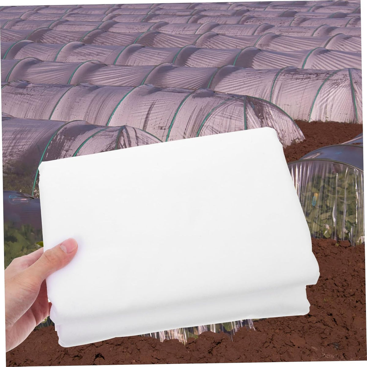 Non-Woven Frost Plant Cover Floating Row Cover for Against Freeze Frost for Vegetables and Shrubs Retention