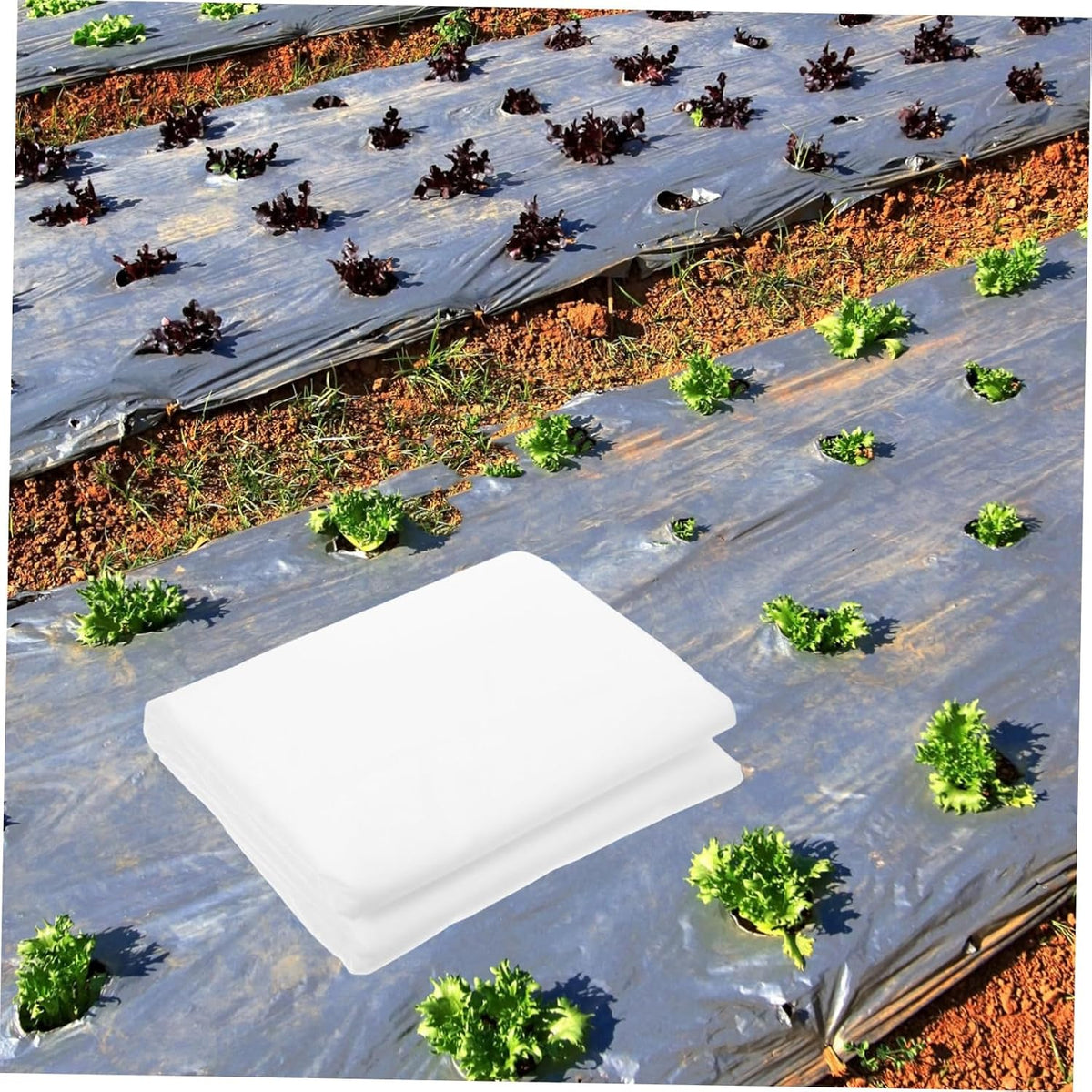 Non-Woven Frost Plant Cover Floating Row Cover for Against Freeze Frost for Vegetables and Shrubs Retention