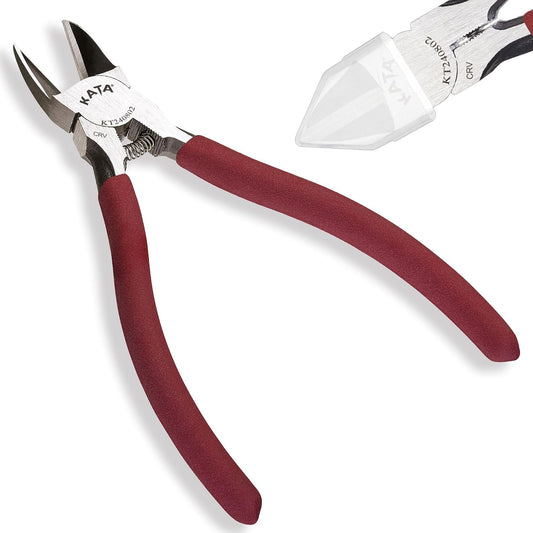 6 Inch Wire Cutters, Flush Side Cutters for 12 AWG Soft Wire, Crafting