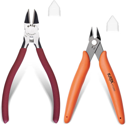 6 Inch Wire Cutters, Flush Side Cutters for 12 AWG Soft Wire, Crafting