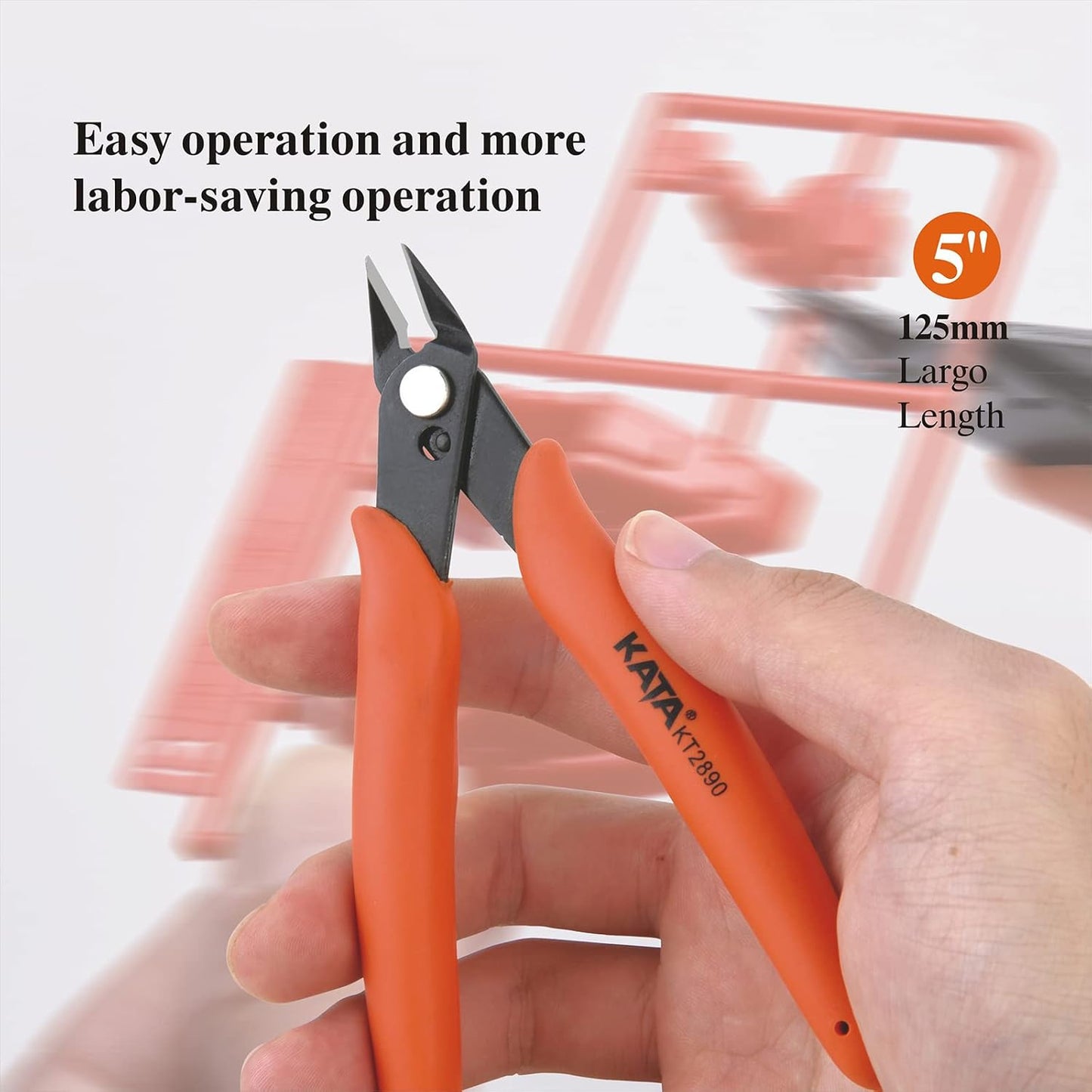 6 Inch Wire Cutters, Flush Side Cutters for 12 AWG Soft Wire, Crafting