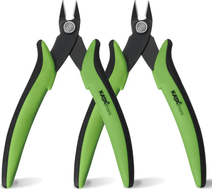 6 Inch Wire Cutters, Flush Side Cutters for 12 AWG Soft Wire, Crafting